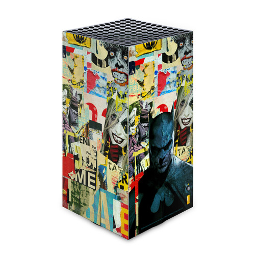 Batman DC Comics Logos And Comic Book Torn Collage Vinyl Sticker Skin Decal Cover for Microsoft Xbox Series X