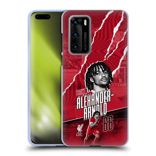 Liverpool Football Club 2023/24 First Team Trent Alexander-Arnold Soft Gel Case for Huawei P40 5G