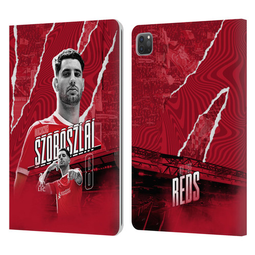 Liverpool Football Club 2023/24 First Team Dominik Szoboszlai Leather Book Wallet Case Cover For Apple iPad Pro 11 2020 / 2021 / 2022