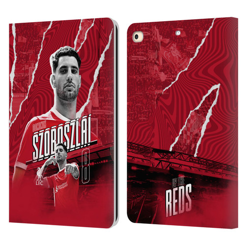 Liverpool Football Club 2023/24 First Team Dominik Szoboszlai Leather Book Wallet Case Cover For Apple iPad 9.7 2017 / iPad 9.7 2018
