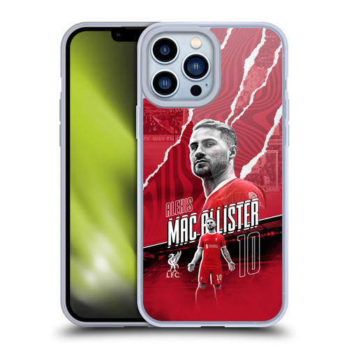 Liverpool Football Club 2023/24 First Team Alexis Mac Allister Soft Gel Case for Apple iPhone 13 Pro Max