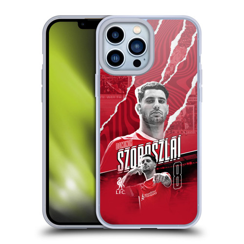 Liverpool Football Club 2023/24 First Team Dominik Szoboszlai Soft Gel Case for Apple iPhone 13 Pro Max