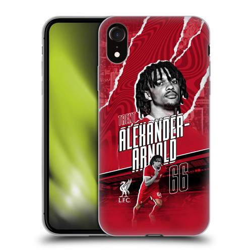 Liverpool Football Club 2023/24 First Team Trent Alexander-Arnold Soft Gel Case for Apple iPhone XR