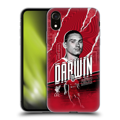 Liverpool Football Club 2023/24 First Team Darwin Núñez Soft Gel Case for Apple iPhone XR