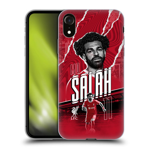 Liverpool Football Club 2023/24 First Team Mohamed Salah Soft Gel Case for Apple iPhone XR