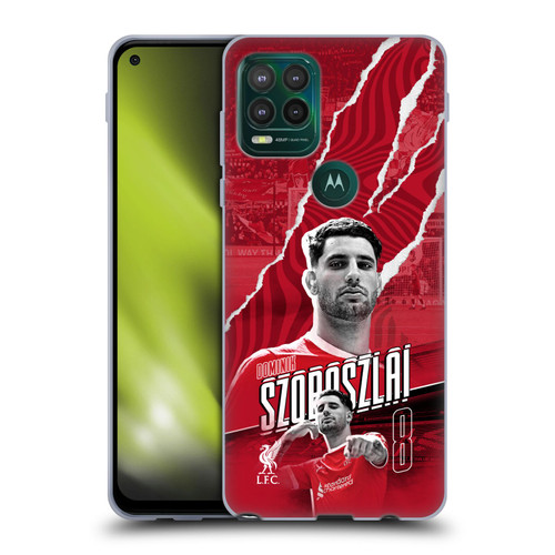 Liverpool Football Club 2023/24 First Team Dominik Szoboszlai Soft Gel Case for Motorola Moto G Stylus 5G 2021