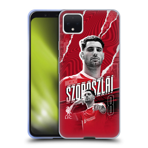 Liverpool Football Club 2023/24 First Team Dominik Szoboszlai Soft Gel Case for Google Pixel 4 XL