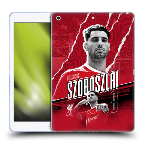 Liverpool Football Club 2023/24 First Team Dominik Szoboszlai Soft Gel Case for Apple iPad 10.2 2019/2020/2021