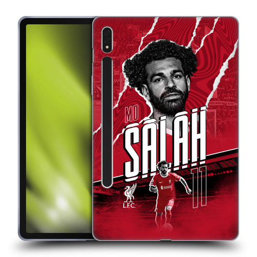 Liverpool Football Club 2023/24 First Team Mohamed Salah Soft Gel Case for Samsung Galaxy Tab S8