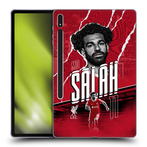 Liverpool Football Club 2023/24 First Team Mohamed Salah Soft Gel Case for Samsung Galaxy Tab S8 Plus
