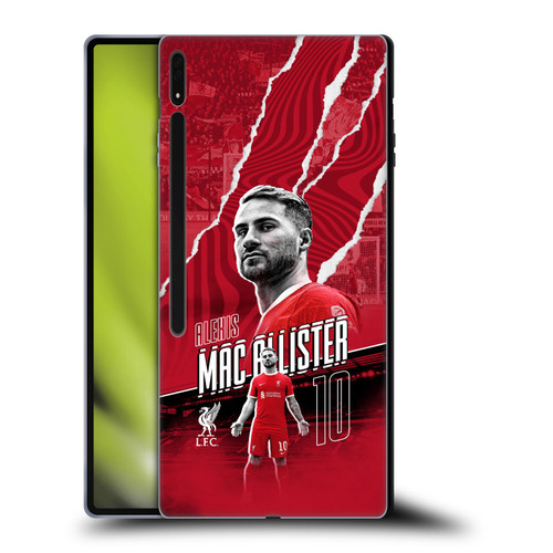 Liverpool Football Club 2023/24 First Team Alexis Mac Allister Soft Gel Case for Samsung Galaxy Tab S8 Ultra