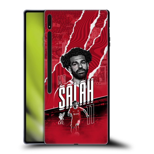 Liverpool Football Club 2023/24 First Team Mohamed Salah Soft Gel Case for Samsung Galaxy Tab S8 Ultra