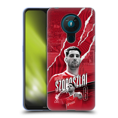 Liverpool Football Club 2023/24 First Team Dominik Szoboszlai Soft Gel Case for Nokia 5.3