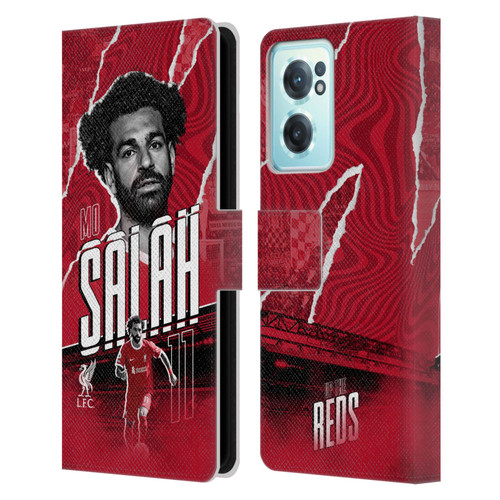 Liverpool Football Club 2023/24 First Team Mohamed Salah Leather Book Wallet Case Cover For OnePlus Nord CE 2 5G