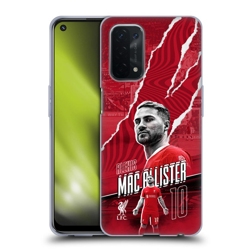 Liverpool Football Club 2023/24 First Team Alexis Mac Allister Soft Gel Case for OPPO A54 5G