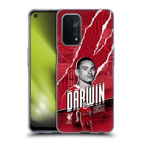 Liverpool Football Club 2023/24 First Team Darwin Núñez Soft Gel Case for OPPO A54 5G