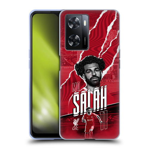 Liverpool Football Club 2023/24 First Team Mohamed Salah Soft Gel Case for OPPO A57s