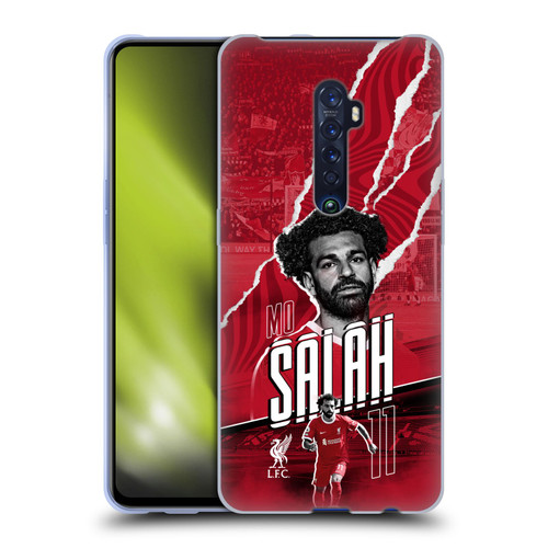 Liverpool Football Club 2023/24 First Team Mohamed Salah Soft Gel Case for OPPO Reno 2