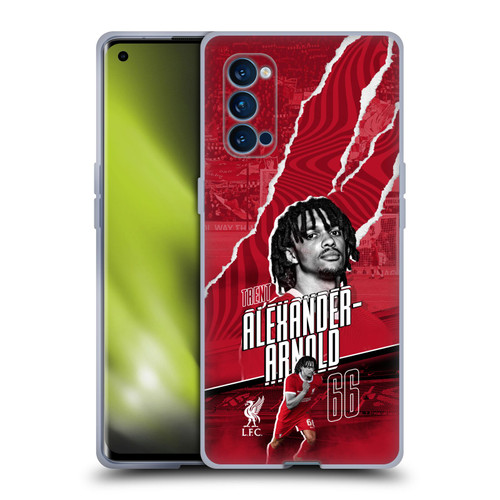 Liverpool Football Club 2023/24 First Team Trent Alexander-Arnold Soft Gel Case for OPPO Reno 4 Pro 5G
