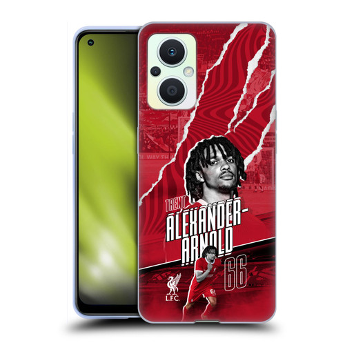 Liverpool Football Club 2023/24 First Team Trent Alexander-Arnold Soft Gel Case for OPPO Reno8 Lite