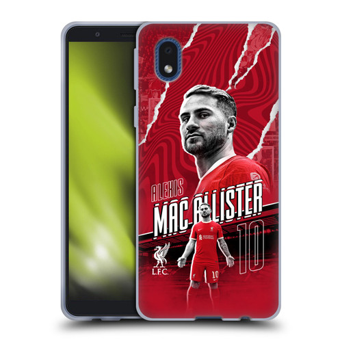 Liverpool Football Club 2023/24 First Team Alexis Mac Allister Soft Gel Case for Samsung Galaxy A01 Core (2020)