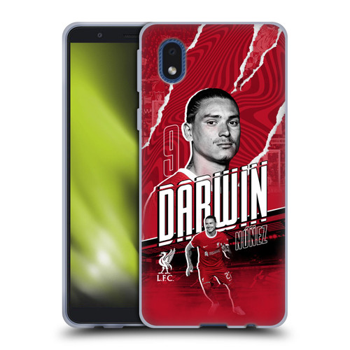 Liverpool Football Club 2023/24 First Team Darwin Núñez Soft Gel Case for Samsung Galaxy A01 Core (2020)