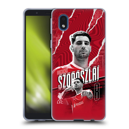 Liverpool Football Club 2023/24 First Team Dominik Szoboszlai Soft Gel Case for Samsung Galaxy A01 Core (2020)