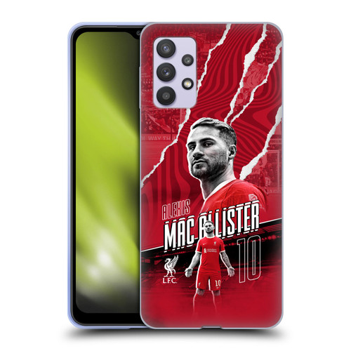 Liverpool Football Club 2023/24 First Team Alexis Mac Allister Soft Gel Case for Samsung Galaxy A32 5G / M32 5G (2021)