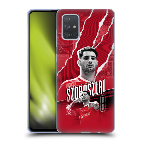 Liverpool Football Club 2023/24 First Team Dominik Szoboszlai Soft Gel Case for Samsung Galaxy A71 (2019)