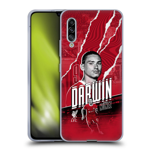 Liverpool Football Club 2023/24 First Team Darwin Núñez Soft Gel Case for Samsung Galaxy A90 5G (2019)