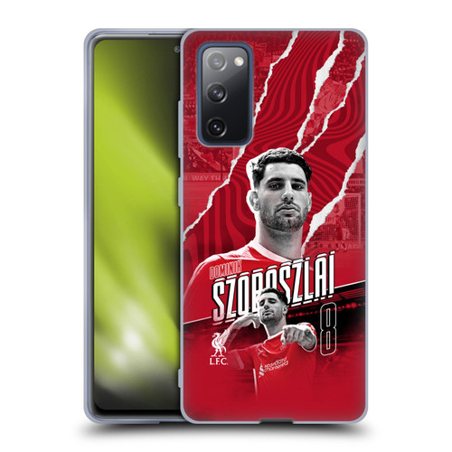 Liverpool Football Club 2023/24 First Team Dominik Szoboszlai Soft Gel Case for Samsung Galaxy S20 FE / 5G