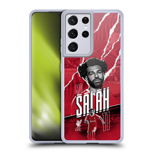 Liverpool Football Club 2023/24 First Team Mohamed Salah Soft Gel Case for Samsung Galaxy S21 Ultra 5G