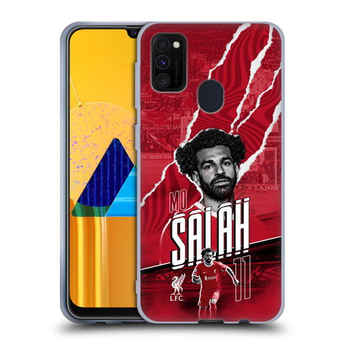 Liverpool Football Club 2023/24 First Team Mohamed Salah Soft Gel Case for Samsung Galaxy M30s (2019)/M21 (2020)