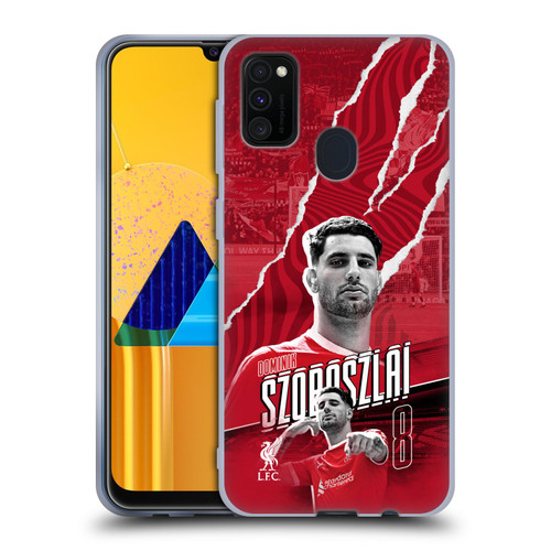 Liverpool Football Club 2023/24 First Team Dominik Szoboszlai Soft Gel Case for Samsung Galaxy M30s (2019)/M21 (2020)