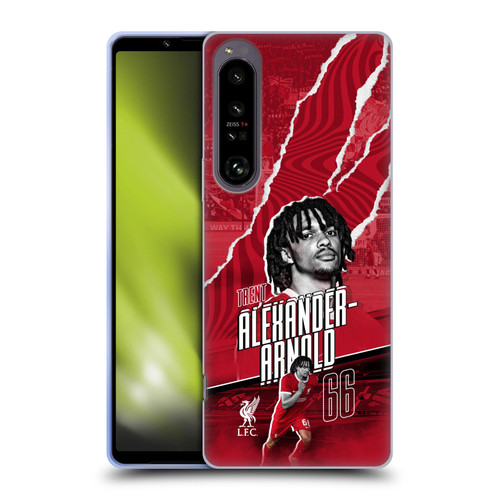 Liverpool Football Club 2023/24 First Team Trent Alexander-Arnold Soft Gel Case for Sony Xperia 1 IV