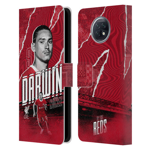 Liverpool Football Club 2023/24 First Team Darwin Núñez Leather Book Wallet Case Cover For Xiaomi Redmi Note 9T 5G
