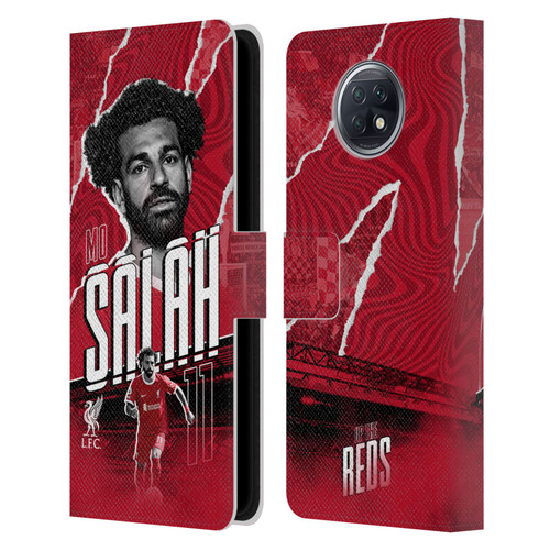 Liverpool Football Club 2023/24 First Team Mohamed Salah Leather Book Wallet Case Cover For Xiaomi Redmi Note 9T 5G