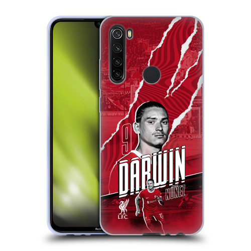 Liverpool Football Club 2023/24 First Team Darwin Núñez Soft Gel Case for Xiaomi Redmi Note 8T