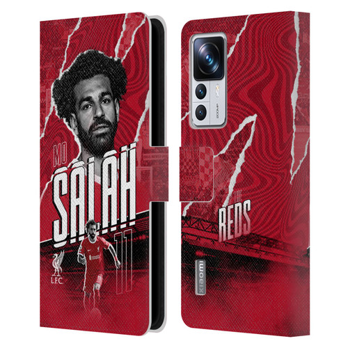 Liverpool Football Club 2023/24 First Team Mohamed Salah Leather Book Wallet Case Cover For Xiaomi 12T Pro