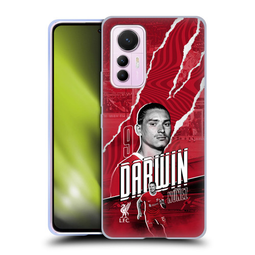 Liverpool Football Club 2023/24 First Team Darwin Núñez Soft Gel Case for Xiaomi 12 Lite