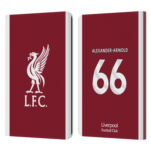 Liverpool Football Club 2023/24 Players Home Kit Trent Alexander-Arnold Leather Book Wallet Case Cover For Amazon Kindle Paperwhite 1 / 2 / 3