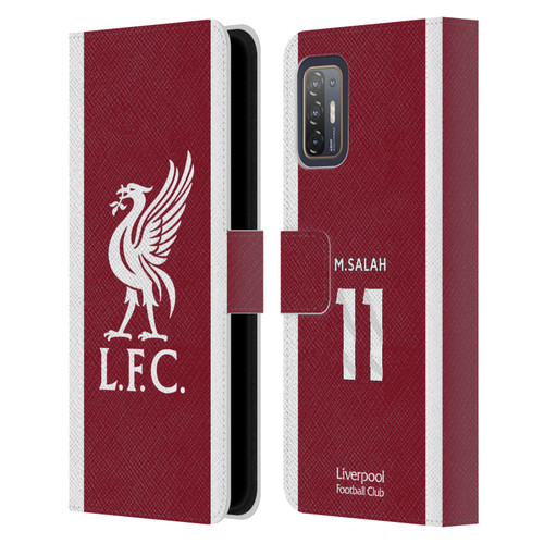 Liverpool Football Club 2023/24 Players Home Kit Mohamed Salah Leather Book Wallet Case Cover For HTC Desire 21 Pro 5G