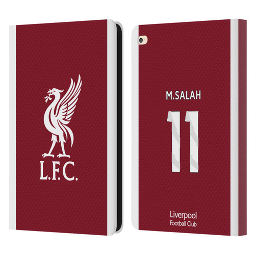 Liverpool Football Club 2023/24 Players Home Kit Mohamed Salah Leather Book Wallet Case Cover For Apple iPad Air 2 (2014)