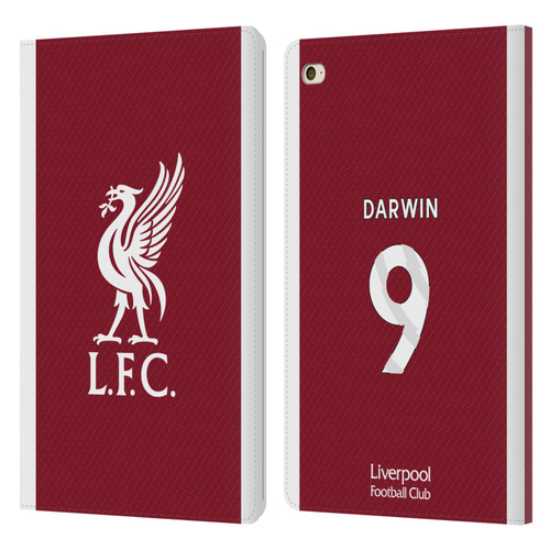 Liverpool Football Club 2023/24 Players Home Kit Darwin Núñez Leather Book Wallet Case Cover For Apple iPad mini 4