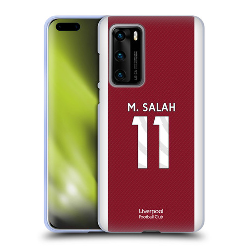 Liverpool Football Club 2023/24 Players Home Kit Mohamed Salah Soft Gel Case for Huawei P40 5G