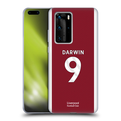 Liverpool Football Club 2023/24 Players Home Kit Darwin Núñez Soft Gel Case for Huawei P40 Pro / P40 Pro Plus 5G