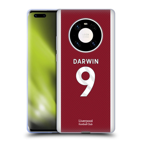 Liverpool Football Club 2023/24 Players Home Kit Darwin Núñez Soft Gel Case for Huawei Mate 40 Pro 5G