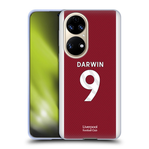 Liverpool Football Club 2023/24 Players Home Kit Darwin Núñez Soft Gel Case for Huawei P50