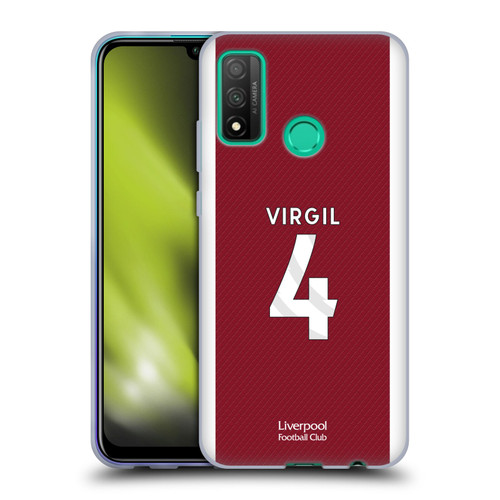 Liverpool Football Club 2023/24 Players Home Kit Virgil van Dijk Soft Gel Case for Huawei P Smart (2020)