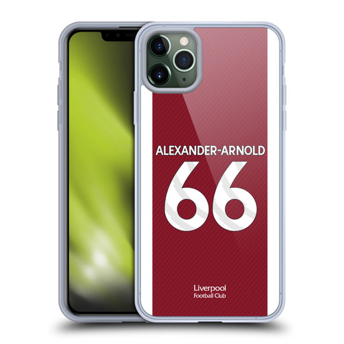 Liverpool Football Club 2023/24 Players Home Kit Trent Alexander-Arnold Soft Gel Case for Apple iPhone 11 Pro Max